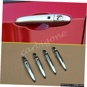 N[bL W[vRpX2017-2020ANZT[pN[hAnhJo[[fBOg Chrome Door Handle Cover Mouldings Trims For Jeep Compass 2017-2020 Accessories