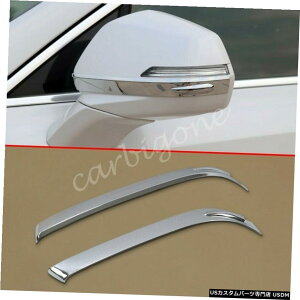 N[bL LfbNXT42019-2020ANZT[pN[GNXeAobN~[Jo[g Chrome Exterior Rearview Mirror Cover Trims For Cadillac XT4 2019-2020 Accessory