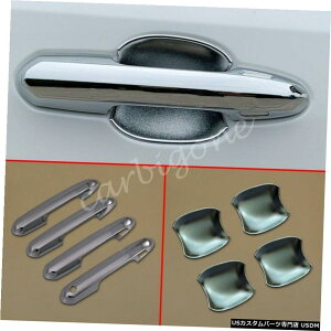 N[bL g^RAV42019-2020ANZT[pN[hAnh{EJo[[fBOg Chrome Door Handle Bowl Cover Moulding Trims For Toyota RAV4 2019-2020 Accessory