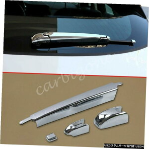 N[bL WK[E-Pace2018-2020ANZT[pN[ACp[Jo[g Chrome Rear Windshield Wiper Cover Trims For Jaguar E-Pace 2018-2020 Accessories