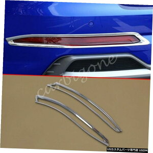 N[bL AEfBQ32019-2020ANZT[pN[AtHOCgJo[v[hg Chrome Rear Fog Light Cover Lamp Mould Trims For Audi Q3 2019-2020 Accessories
