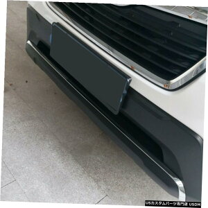 N[bL XotHX^[SK2019 2020N[tgop[[fBOXgbvJo[gp For Subaru Forester SK 2019 2020 Chrome Front Bumper Moulding Strip Cover Trim