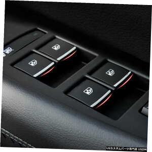 N[bL LfbNSRXMK2 2010-2016CeAEBhEt^[XCb`{^Jo[g̏ꍇ For Cadillac SRX MK2 2010-2016 Interior Window Lifter Switch Button Cover Trim
