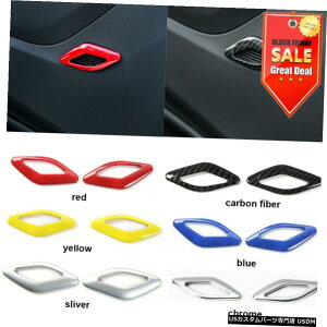 �N���[�����b�L �y�A6Colors�h�A�X�s�[�J�[�����O�J�o�[�t���[���g�����V�{���[�J�}��2017 + Pair 6Colors Door Speaker Ring Cover Frame Trim For Chevrolet Camaro 2017+