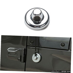 クロームメッキ ジープラングラーJKJL 2007-2020 2/4ドアクロームのアンテナベースカバートリム装飾 Antenna Base Cover Trims Decor For Jeep Wrangler JK JL 2007-2020 2/4 Door Chrome
