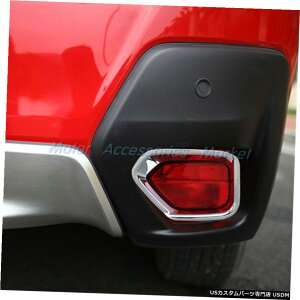 N[bL XoXVNXgbN20182019p̐VN[AtHOCgJo[g New Chrome Rear Fog Light Cover Trim For Subaru XV Crosstrek 2018 2019
