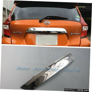 N[bL Y@[Tm[gnb`obN2017-2020p̐VN[gNbhJo[g New Chrome Trunk Lid Cover Trim For Nissan Versa Note Hatchback 2017-2020