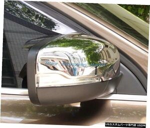 N[bL New Chrome Rearview Mirror Cover Trim For Volvo XC60 2014 2015 2016