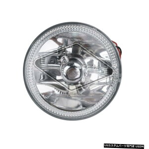 N[bL Clear Lens led Fog Lights Lamps Universal 3" Round White Halo Chrome Housing