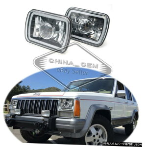N[bL 7" Square Universal Lamps W/lens Driving Lamp Bumper Clear CCFL Headlamp Lights