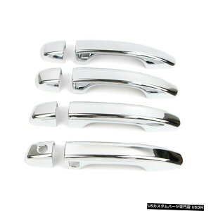 N[bL z_AR[h20182019N[gpX}[gL[z[tԂ̃hAnhJo[ Car Door Handle Cover for Honda Accord 2018 2019 Chrome Trim with Smart Keyhole