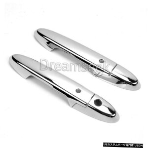 N[bL z_F[HR-V2014N[giX}[gL[z[tjp̐VhAnhJo[ NEW DOOR HANDLE COVER FOR HONDA VEZEL HR-V 2014 CHROME TRIM W/ SMART KEY HOLE
