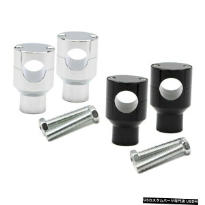 �N���[�����b�L 7/8'' 22mm Motorcycle Handlebar Risers Clamp for Harley Honda Yamaha with Bolt �y���s�A���i�z