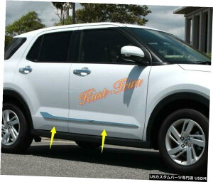 N[bL g^CY2019-2021ABSN[J[TChhA{fBJo[[fBOg4PCS For Toyota RAIZE 2019-2021 ABS Chrome Car Side Door Body Cover Molding Trim 4PCS