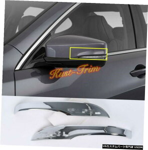 N[bL ALTLX2015-2019 ABSN[hAobN~[XgbvJo[g2PCS̏ꍇ For Acura TLX 2015-2019 ABS Chrome Door Rearview Mirror Strip Cover Trim 2PCS