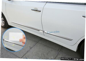 N[bL 2016-2018NɓKYAeB}N[TChhA{fB[fBOJo[g4PCS FIT FOR 2016-2018 Nissan Altima Chrome Side Door Body Molding Cover Trims 4PCS