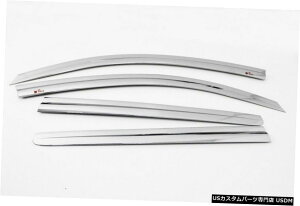 �N���[�����b�L Chrome Window Visor Rain Sun Guards 4P C542 For TOYOTA 2006-2011 2012 RAV4 �y���s�A���i�z