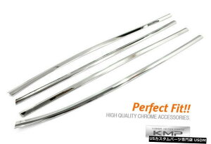 �N���[�����b�L Chrome Window Under Line Molding Cover Sill Trim For KIA 2012-2017 Rio hatchback �y���s�A���i�z