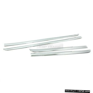 �N���[�����b�L Door Side Skirt Chrome Line Molding TrimB769 For HYUNDAI 13-17 Grand Santa Fe �y���s�A���i�z