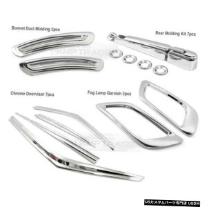N[bL Exterior Chrome Molding Set 18p for HYUNDAI 2011+ Veloster