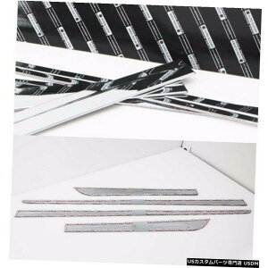 �N���[�����b�L Door Side Skirt Chrome Line Molding Garnish Trim B751 for 11-16 HYUNDAI Elantra �y���s�A���i�z