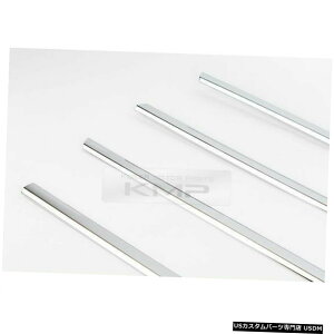 �N���[�����b�L Chrome Window Under Line Sill Trim Molding K-236 for KIA 2013-2017 Rondo /Carens �y���s�A���i�z