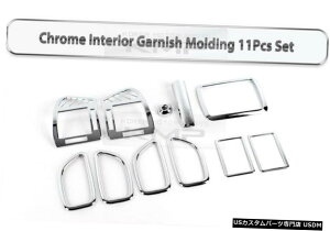 �N���[�����b�L Interior Chrome Garnish Molding 11Pcs Set K-301 for 2006-2010 NF Sonata �y���s�A���i�z