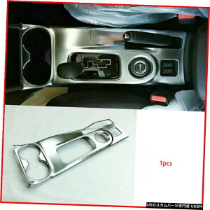 �N���[�����b�L ABS Chrome Water Cup Holder Gear Shift Trim For Mitsubishi Outlander 2016-2017 �y���s�A���i�z