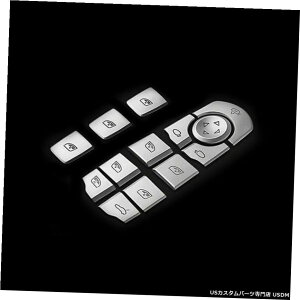 N[bL For Porsche Cayenne Car Inner Door Window Switch Buttons Trim Cover 2011-2017