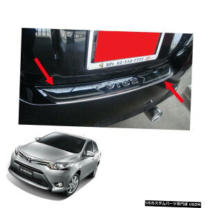 N[bL AVop[XebvJo[N[tBbgg^BIXx^XZ_2013-2017 Rear Sill Bumper Step Cover Chrome Fit Toyota Vios Belta Yaris Sedan 2013 - 2017