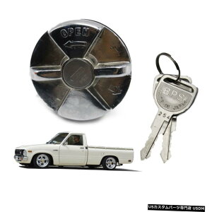 N[bL g^Rn20sbNAbvgbNpR^NLbvJo[N[L[Zbg1979-1983 Fuel Tank Cap Cover Chrome Key Set For Toyota Rn20 Pickup Truck 1979 - 1983