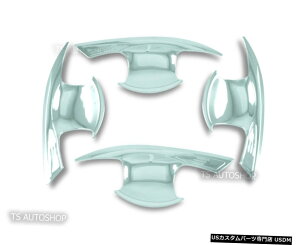 �N���[�����b�L 4DR CHROME BOWL INSERT HANDLE COVER For TOYOTA HILUX REVO SR5 M70 M80 2015 2019 �y���s�A���i�z