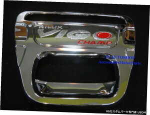 �N���[�����b�L Chrome Tailgate Rear Door Cover Trim For Toyota Hilux Vigo Champ Sr5 2012 14 V.2