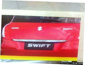 N[bL CHROME REAR TAILGATE HANDLE LINE FOR SUZUKI SWIFT 5DOOR HATCHBACK 2012 ECO CAR