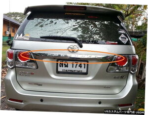 N[bL g^tH[`i[20122013ipN[CXgbve[Q[gg Chrome Line Strip Tailgate Trim For Toyota Fortuner 2012 2013 Genuine Parts