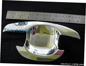 N[bL Chrome 4 Door Handle Bowl Cover For Toyota Belta Yaris Vios Sedan 2007-12 V.1