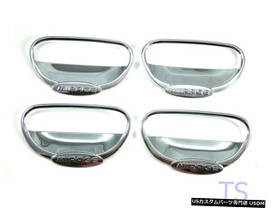 �N���[�����b�L Chrome Handle Bowl Insert Cover Trim For Mitsubishi Mirage Space Star 2012 15 �y���s�A���i�z