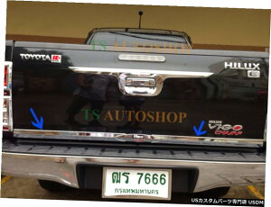 N[bL g^nCbNXr[S/`sI2005-2013V.1pN[e[Q[gCANZgJo[ Chrome Tailgate Line Accent Cover For Toyota Hilux Vigo/Champ 2005-2013 V.1