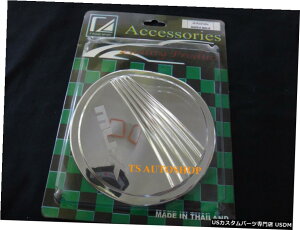 N[bL N[RLbv^NhAJo[gUMu-X2014 Suv V.2ɓK Chrome Fuel Oil Cap Tank Door Cover Trim Fits Isuzu Mu-X 2014 Suv V.2