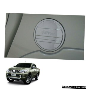 N[bL Mitsubishi Pickup L200 Triton 2015 2016 17tBbg^NJo[t[GLbvN[4hA Mitsubishi Pickup L200 Triton 2015 2016 17 fit Tank Cover Fuel Cap Chrome 4 Door