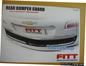 N[bL Fitt Chrome TailAop[veNggAV{[gCuCU[2012 2019 Fitt Chrome Tail Rear Bumper Protect Trim For Chevrolet Trailblazer 2012 2019