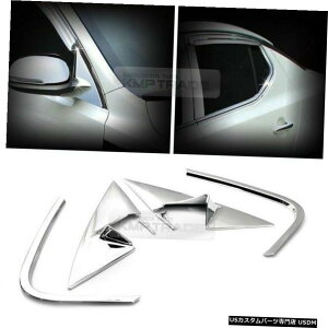 クロームメッキ Chrome Mirror Bracket + C Pillar Molding Set K-040 for KIA 2011-2015 Optima / K5