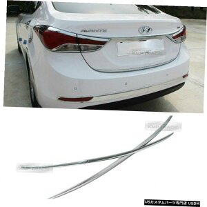 �N���[�����b�L Chrome Rear Trunk Line Cover Garnish Molding C752 for HYUNDAI 2011-2016 Elantra �y���s�A���i�z