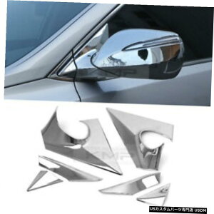 �N���[�����b�L Chrome Mirror Bracket Molding B433 For HYUNDAI 2013-2016 Grand SantaFe / Maxcruz �y���s�A���i�z