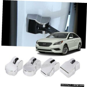 �N���[�����b�L �h�A�`�F�b�J�[�J�o�[HooK�g�����N���[�����[���f�B���OforHYUNDAI 2015-17 Sonata LF i45 Door Checker Cover HooK Trim Chrome Molding for HYUNDAI 2015-17 Sonata LF i45 �y���s�A���i�z
