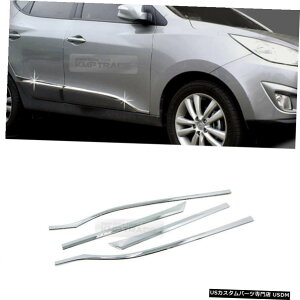 �N���[�����b�L HYUNDAI 2010-15 Tucson ix Promotion Chrome Side Skirt Accent Trim Molding for HYUNDAI 2010-15 Tucson ix