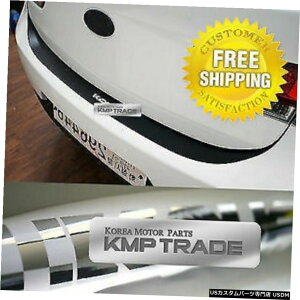�N���[�����b�L ���A�o���p�[�v���e�N�^�[�f�J�[���X�e�b�J�[�N���[�����SforKIA 10-13 Forte Cerato Koup Rear Bumper Protector Decal Sticker Chrome Logo for KIA 10-13 Forte Cerato Koup �y���s�A���i�z