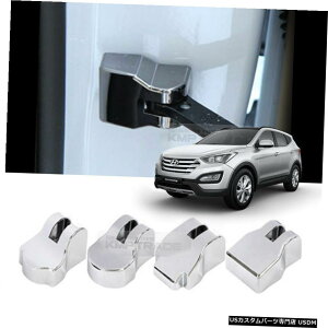 N[bL hA`FbJ[Jo[HooKK[jbVN[[fBOforHYUNDAI 2013-2015 Santa Fe DM Door Checker Cover HooK Garnish Chrome Molding for HYUNDAI 2013-2015 Santa Fe DM