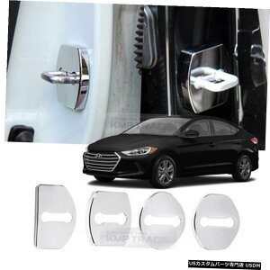 N[bL hAXgCJ[Jo[HooKK[jbVN[[fBOe[vforHYUNDAI 2017-18ElantraAD Door Striker Cover HooK Garnish Chrome Molding Tape for HYUNDAI 2017-18ElantraAD