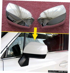 N[bL Rearview Side Mirror Cover Decor without Turn Light fits Subaru Forester 2014-18